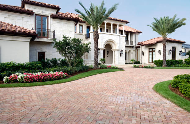 Residential Paver Driveway in San Carlos, TX